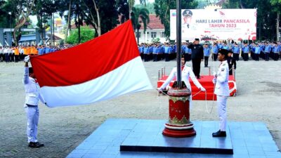 Pemkab Lampung Selatan Gelar Upacara Peringatan Hari Lahir Pancasila 2023