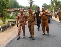 Jalan 2 Desa di Kecamatan Tanjung Bintang Selesai Diperbaiki, Nanang: Jaga dan Rawat