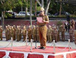 Pimpin Apel Mingguan, Sekda Kabupaten Lamsel Ingatkan ASN dan Masyarakat Akan Dampak Kemarau