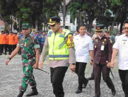 Kapolres Lamsel Pimpin Gelar Pasukan Operasi Ketupat Krakatau 2024