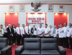 18 Perangkat Daerah Pemkab Lamsel Teken MoU Kerja Sama dengan Kejari