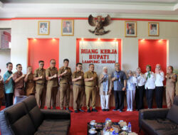 Bupati Lamsel Audiensi Bersama Kepala Perwakilan BPKP Provinsi Lampung