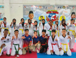Mantap, Satlas Lamsel Raih 20 Medali Festival Taekwondo Lampung XII 2024