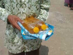 Kampanye Calon Bupati No urut 02 Dihadiri Salah Satu Anggota DPRD Lamsel Diduga Bagi-bagi Migor Tanpa Label
