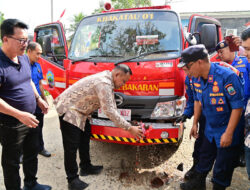 Dinas Damkarmat Lamsel Tambah Armada Baru, Bupati: Jaga Dengan Baik
