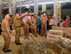 Tinjau Progres Pembangunan Pasar Natar, Nanang: Revitalisasi Menuju Pasar Modern