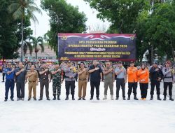 4.263 Personel Gabungan Siap Amankan TPS di Pilkada Lampung Selatan
