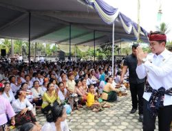 Hadiri Upacara Melasti di Balinuraga, Bupati Egi: Kita Jaga Harmonisasi Umat Beragama di Lampung Selatan