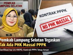 Isu PHK PPPK Mencuat, Pemkab Lampung Selatan Buka Suara soal Dampak UU HKPD
